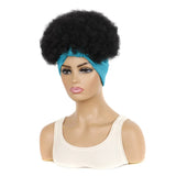 Headband Wigs Short Afro Kinky Curly black