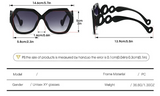 Details of Hexagon Hollow Out Circle Elegant Travel Ladies Sunglasses