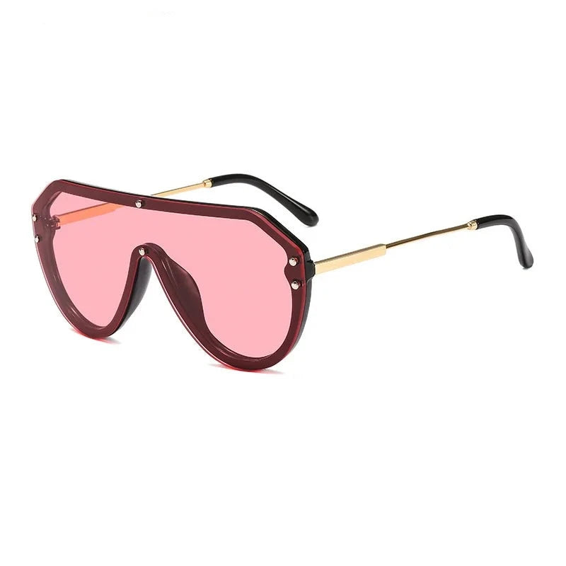 Oversized Rivet Sunglasses