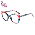 High Quality Design Spring Hinge Eyeglasses Sassy Chick Logo