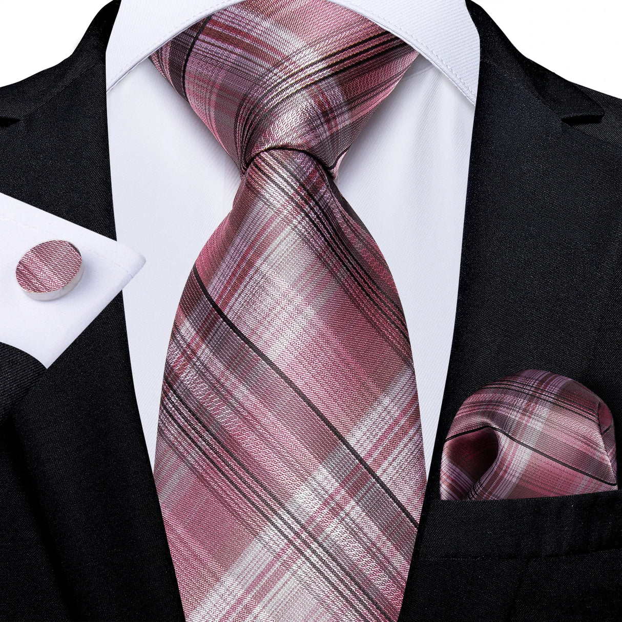 red black tie