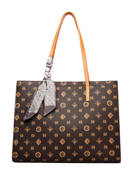 Brown High Quality Soft Leather Women Handbag