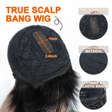Highlight Blonde Short BOB 3x1 Human Hair Wig cap