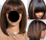 Highlight Blonde Short BOB 3x1 Human Hair Wig