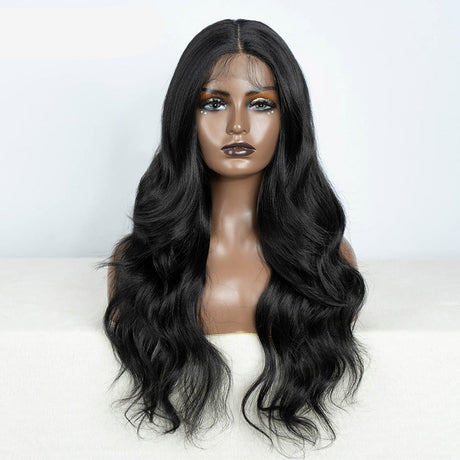 Black Highlight Body Wave Hair Wig
