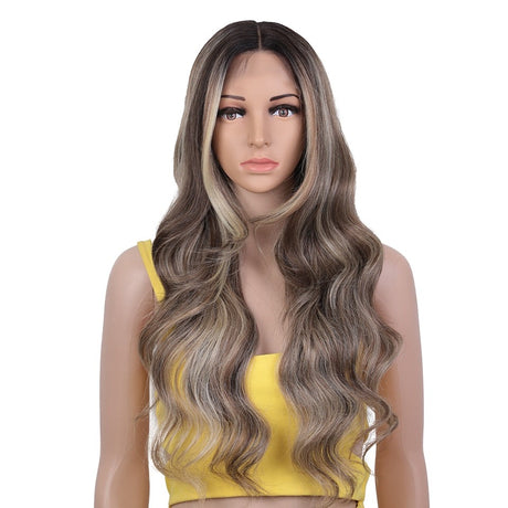 Blonde Highlight Body Wave Hair Wig