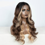 Highlight Blonde Body Wave Hair Wig
