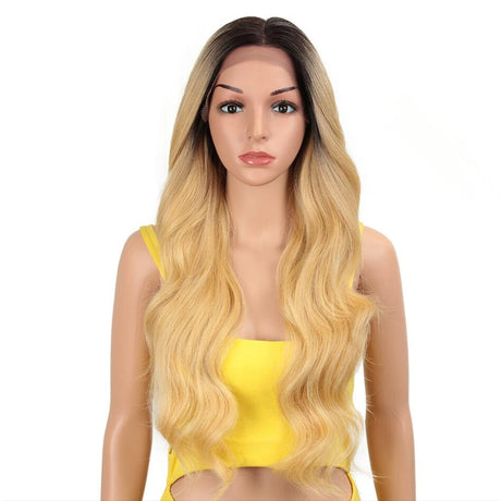 Blonde Highlight Body Wave Hair Wig
