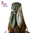 Hijab Silk Women's Shawl Wraps Bandana Headband Sassy Chick Logo