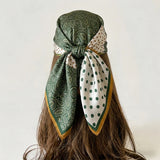 Hijab Silk Women's Shawl Wraps Bandana Headband