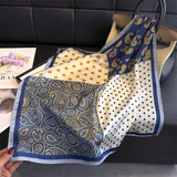 Hijab Silk Women's Shawl Wraps Bandana Headband