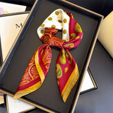 Hijab Silk Women's Shawl Wraps Bandana Headband