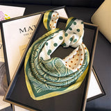 Hijab Silk Women's Shawl Wraps Bandana Headband