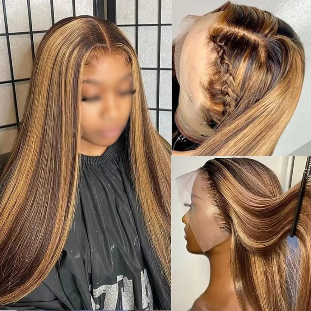 Honey Blonde Straight 13x6 HD Lace Frontal Wig