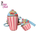 Ice Cream Style Shoulder Bag Sassy Chick Logo