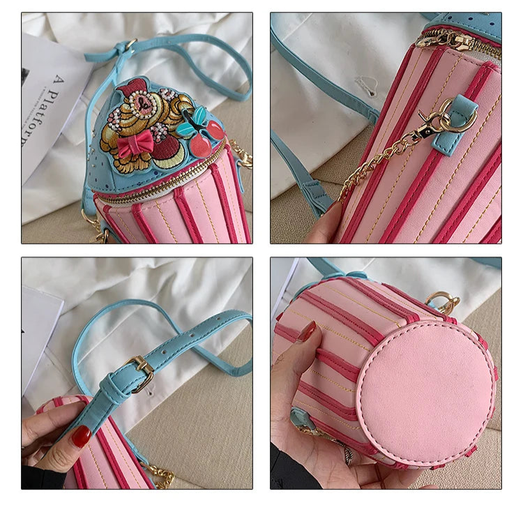 Details of Ice Cream Style Shoulder Bag