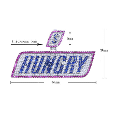 size of hungry pendant
