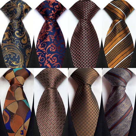Collection of Jacquard Woven 8CM Business Men's Necktie