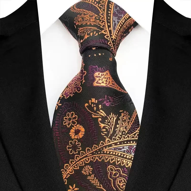 Jacquard Woven 8CM Business Men's Necktie