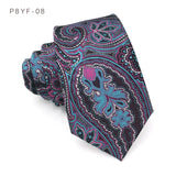 Jacquard Woven 8CM Floral Paisley Men's Ties
