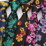 Collection of Jacquard Woven 8CM Flower Necktie