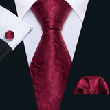 Jacquard Woven Silk Men Tie