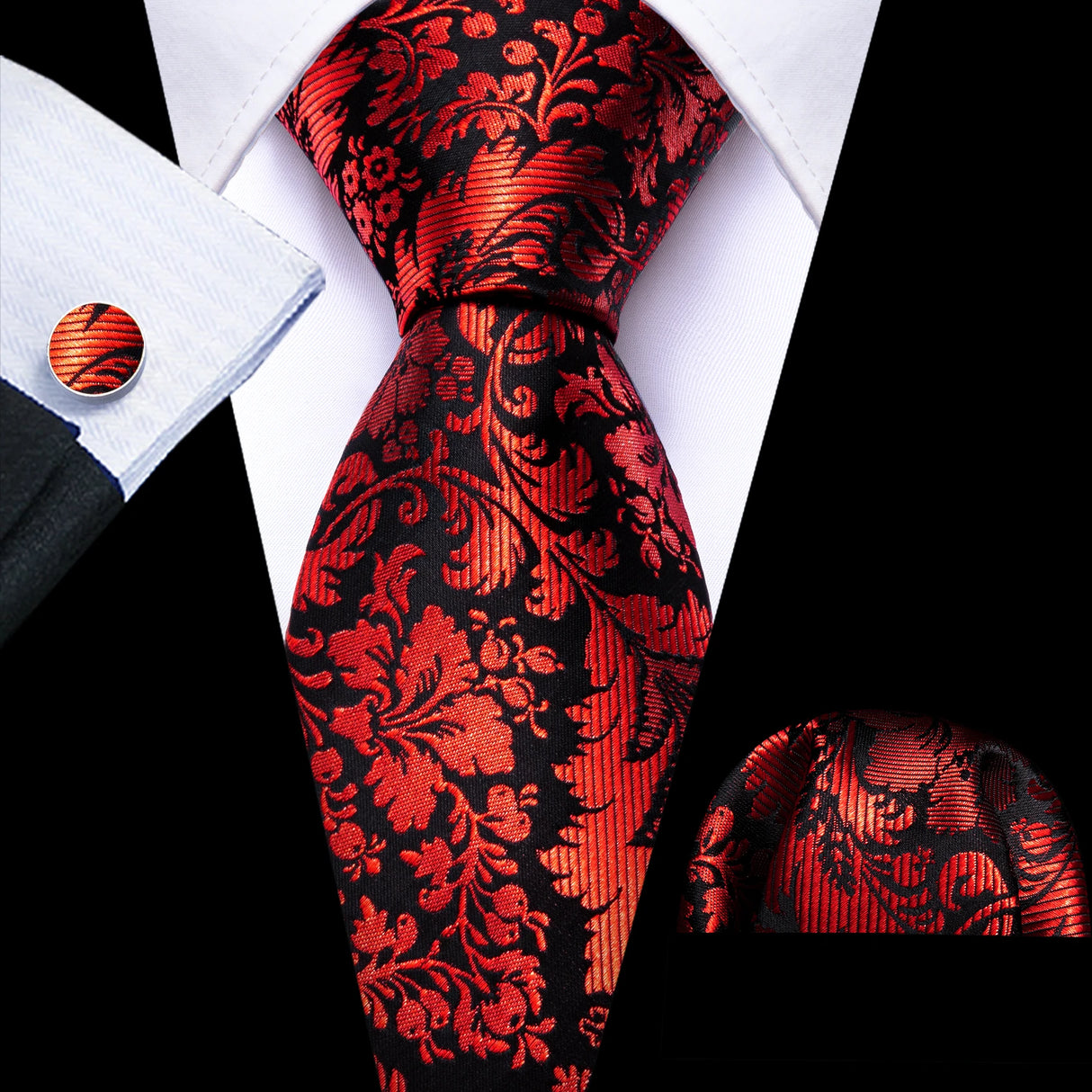 Jacquard Woven Silk Men Tie