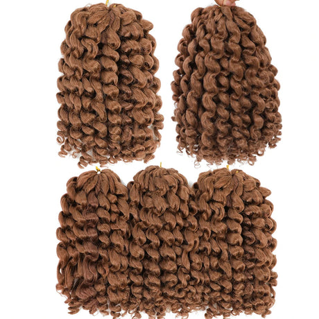 Brown Jamaican Twist Synthetic Braid Hair