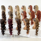 Collection of Kanekalon Drawstring Ponytails Synthetic Hair Extensions