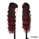 Kanekalon Drawstring Ponytails Synthetic Hair Extensions