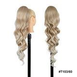 Kanekalon Drawstring Ponytails Synthetic Hair Extensions