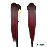 Kanekalon Drawstring Ponytails Synthetic Hair Extensions