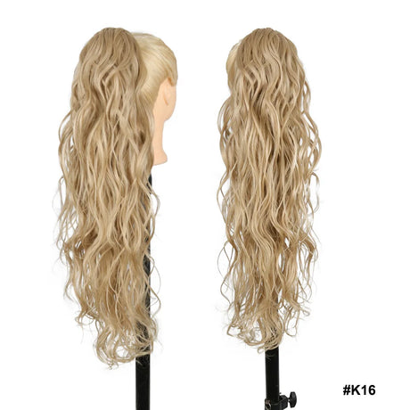 Kanekalon Drawstring Ponytails Synthetic Hair Extensions