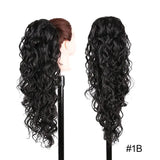 Kanekalon Drawstring Ponytails Synthetic Hair Extensions