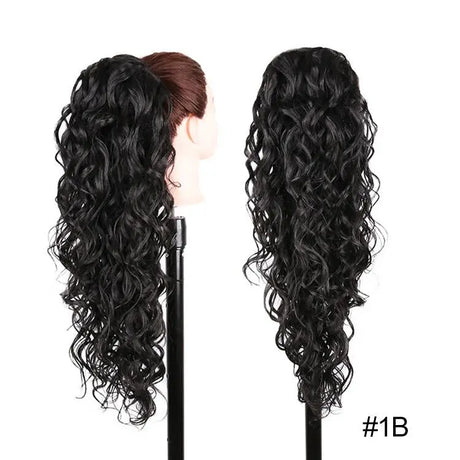 Kanekalon Drawstring Ponytails Synthetic Hair Extensions