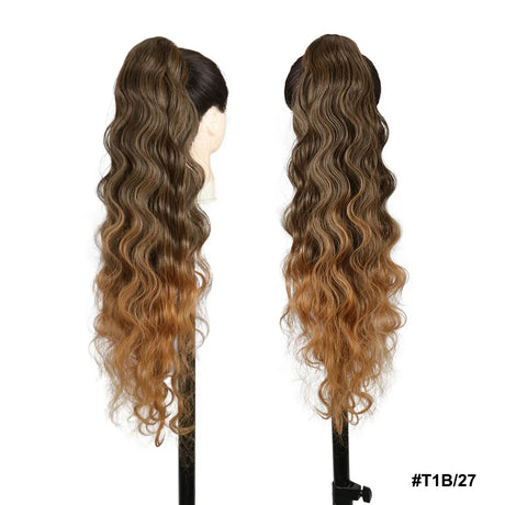 Kanekalon Drawstring Ponytails Synthetic Hair Extensions