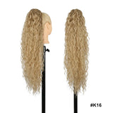 Kanekalon Drawstring Ponytails Synthetic Hair Extensions