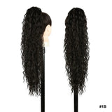 Kanekalon Drawstring Ponytails Synthetic Hair Extensions