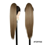 Kanekalon Drawstring Ponytails Synthetic Hair Extensions