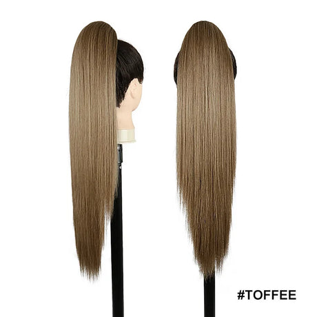 Kanekalon Drawstring Ponytails Synthetic Hair Extensions