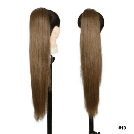Kanekalon Drawstring Ponytails Synthetic Hair Extensions