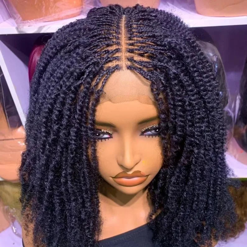 Kinky Braided Tiny Twist Wig