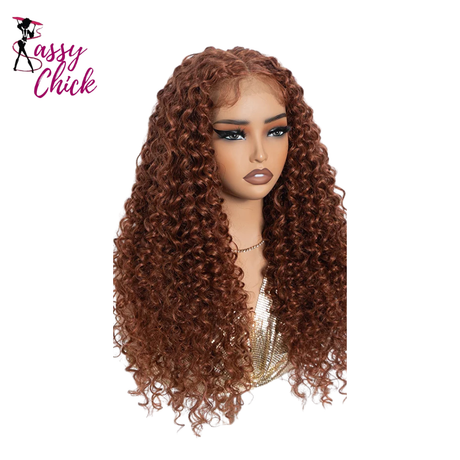Kinky Curly 30 inch Synthetic Lace Front Wigs Sassy Chick Logo