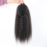 Kinky Curly Ponytail Elastic Synthetic Hair Extension