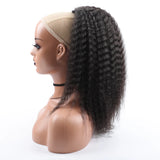 Black Kinky Curly Ponytail Elastic Synthetic Hair Extension