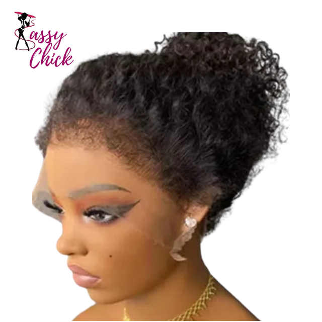 Kinky Edges 360 Full HD Lace Human Hair Wigs Sassy Chick Logo