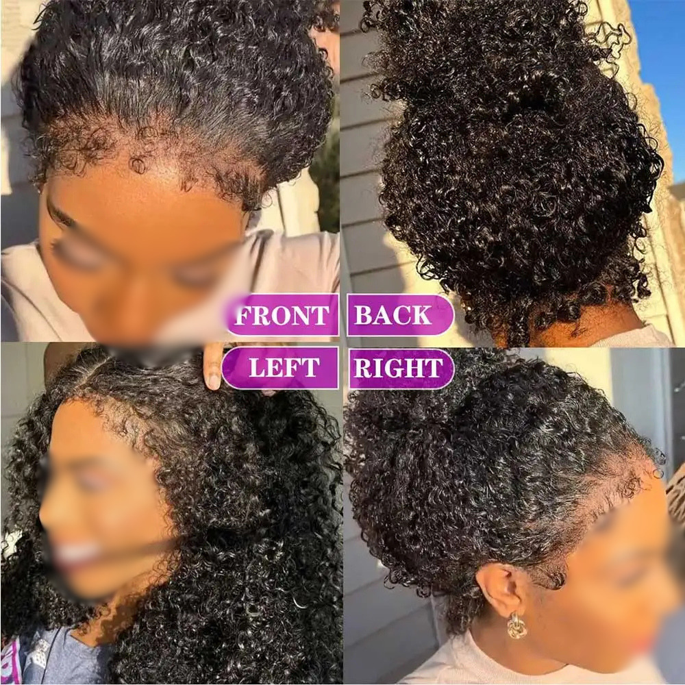 Kinky Edges 360 Full HD Lace Human Hair Wigs