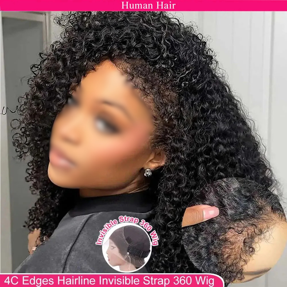 Kinky Edges 360 Full HD Lace Human Hair Wigs