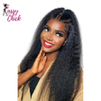 Kinky Straight 360 Full HD Lace Glueless Human Hair Wig Sassy Chick Logo