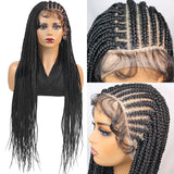 Knotless Box Braided Wig 36 inches black